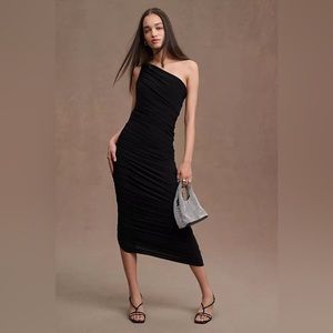 Norma Kamali Diana Gown Dress Black Size Small